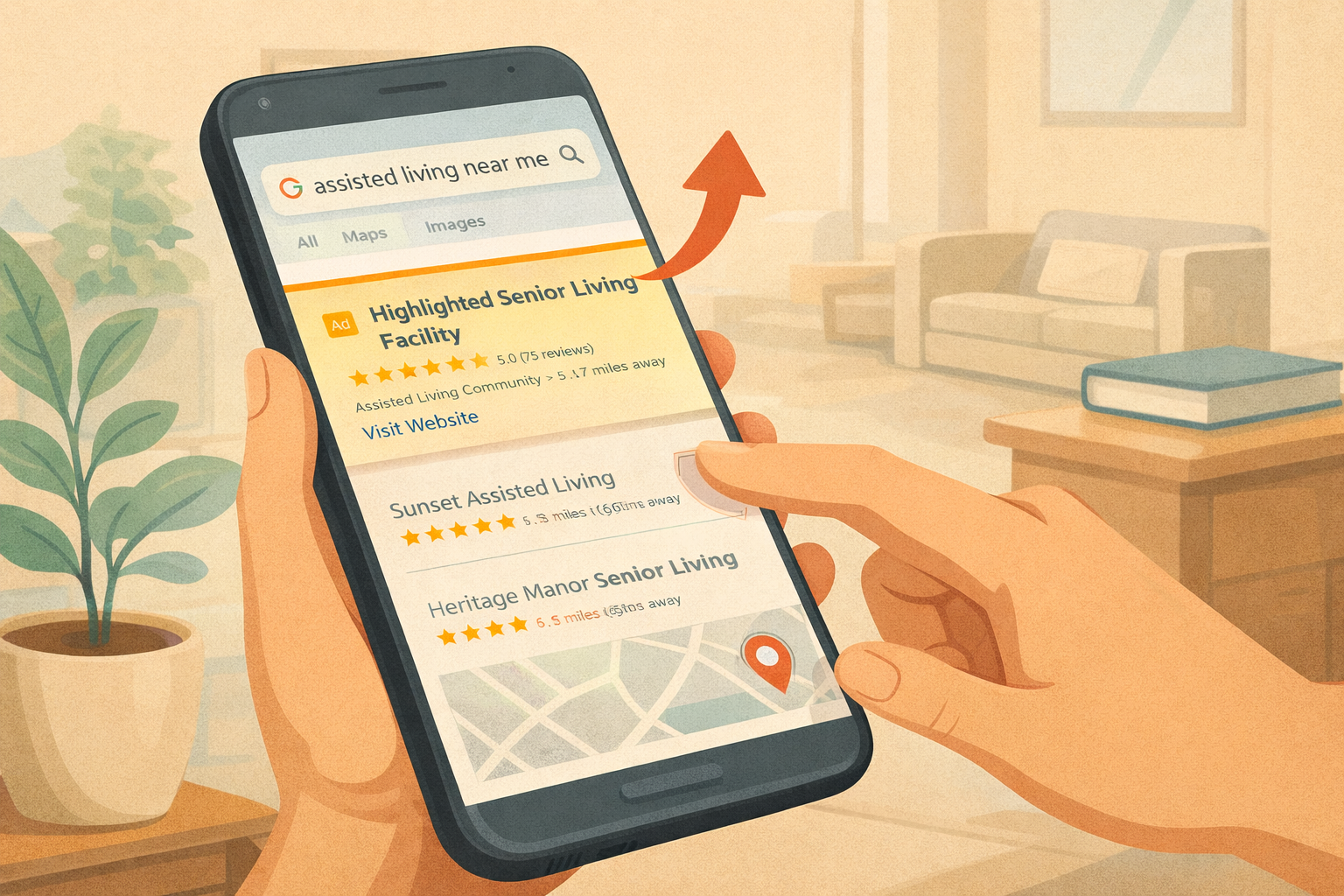 Google Ads for Senior Living and Assisted Living Communities